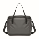 Canvas cooler bag with top opening, 40L dark grey colour fourth view