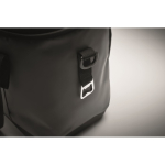 Canvas cooler bag with top opening, 40L dark grey colour fourth photographic view