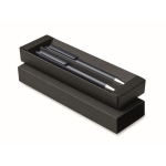 Box with graphite ink pen and blue ink pen navy-blue colour