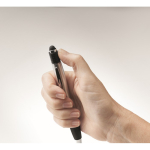Pen with stress-relief top and blue ink black colour fourth photographic view