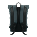Roll-top backpack with reflective strap and waterproof closure, 15”