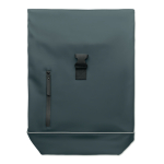 Roll-top backpack with reflective strap and waterproof closure, 15”