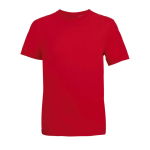 Unisex T-shirt made with Cotton USA™ fabric red colour fifth view