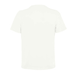 Unisex T-shirt made with Cotton USA™ fabric white colour rear view