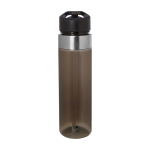 Tritan water bottle with flip spout, 650 ml grey colour