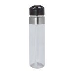 Tritan water bottle with flip spout, 650 ml transparent colour