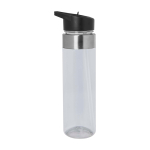 Tritan water bottle with flip spout, 650 ml transparent colour