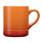 Ceramic mug with gradient colour effect, 330 ml orange colour