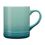Ceramic mug with gradient colour effect, 330 ml turquoise colour