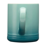 Ceramic mug with gradient colour effect, 330 ml turquoise colour