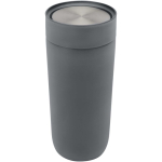 Stainless steel thermal tumbler with push-button opening, 350 ml