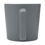 Ceramic mug with matte finish and square-shaped handle, 370 ml