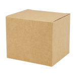 Ceramic mug with matte finish and square-shaped handle, 370 ml