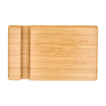 Bamboo stand for electronic devices with two angles wood colour