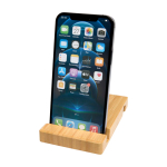 Bamboo stand for electronic devices with two angles wood colour