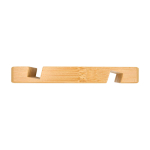 Bamboo stand for electronic devices with two angles wood colour