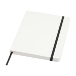 Hardcover notebook with stone paper, A5, ruled pages white colour