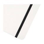 Hardcover notebook with stone paper, A5, ruled pages white colour