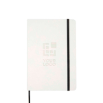 Hardcover notebook with stone paper, A5, ruled pages