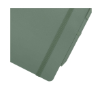 Hardcover notebook made from recycled plastic, A5, ruled pages pastel green colour