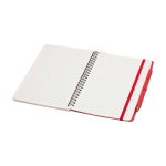 Hardcover notebook made from recycled plastic, A5, ruled pages