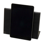 Hardcover recycled plastic notebook, A5, ruled pages black colour