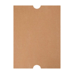 Hardcover recycled plastic notebook, A5, ruled pages black colour
