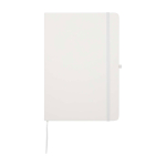 Notebook with rounded corners and soft cover, A5, ruled pages white colour