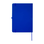 Notebook with rounded corners and soft cover, A5, ruled pages royal blue colour