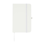 Hardcover notebook with soft-touch cover, A6, ruled pages white colour