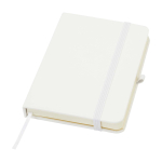 Hardcover notebook with soft-touch cover, A6, ruled pages white colour