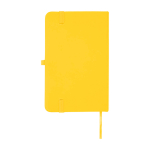 Hardcover notebook with soft-touch cover, A6, ruled pages yellow colour
