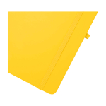Hardcover notebook with soft-touch cover, A6, ruled pages yellow colour