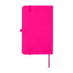 Hardcover notebook with soft-touch cover, A6, ruled pages pink colour