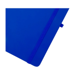 Hardcover notebook with soft-touch cover, A6, ruled pages royal blue colour