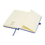 Hardcover notebook with soft-touch cover, A6, ruled pages royal blue colour