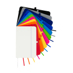 Hardcover notebook with soft-touch cover, A6, ruled pages royal blue colour