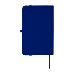 Hardcover notebook with soft-touch cover, A6, ruled pages navy-blue colour
