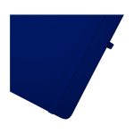 Hardcover notebook with soft-touch cover, A6, ruled pages navy-blue colour