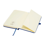 Hardcover notebook with soft-touch cover, A6, ruled pages navy-blue colour