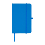 Hardcover notebook with soft-touch cover, A6, ruled pages light blue colour