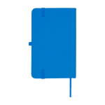 Hardcover notebook with soft-touch cover, A6, ruled pages light blue colour