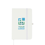 Hardcover notebook with soft-touch cover, A6, ruled pages