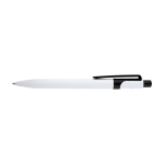 Sophisticated recycled plastic pen, black ink black colour