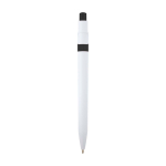 Sophisticated recycled plastic pen, black ink black colour