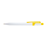 Sophisticated recycled plastic pen, black ink yellow colour