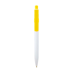 Sophisticated recycled plastic pen, black ink yellow colour