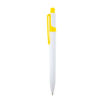 Sophisticated recycled plastic pen, black ink yellow colour