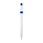 Sophisticated recycled plastic pen, black ink royal blue colour