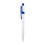 Sophisticated recycled plastic pen, black ink royal blue colour